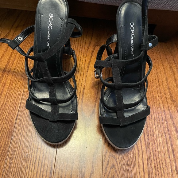 BCBC size 91/2 black women’s shoes - Picture 1 of 4